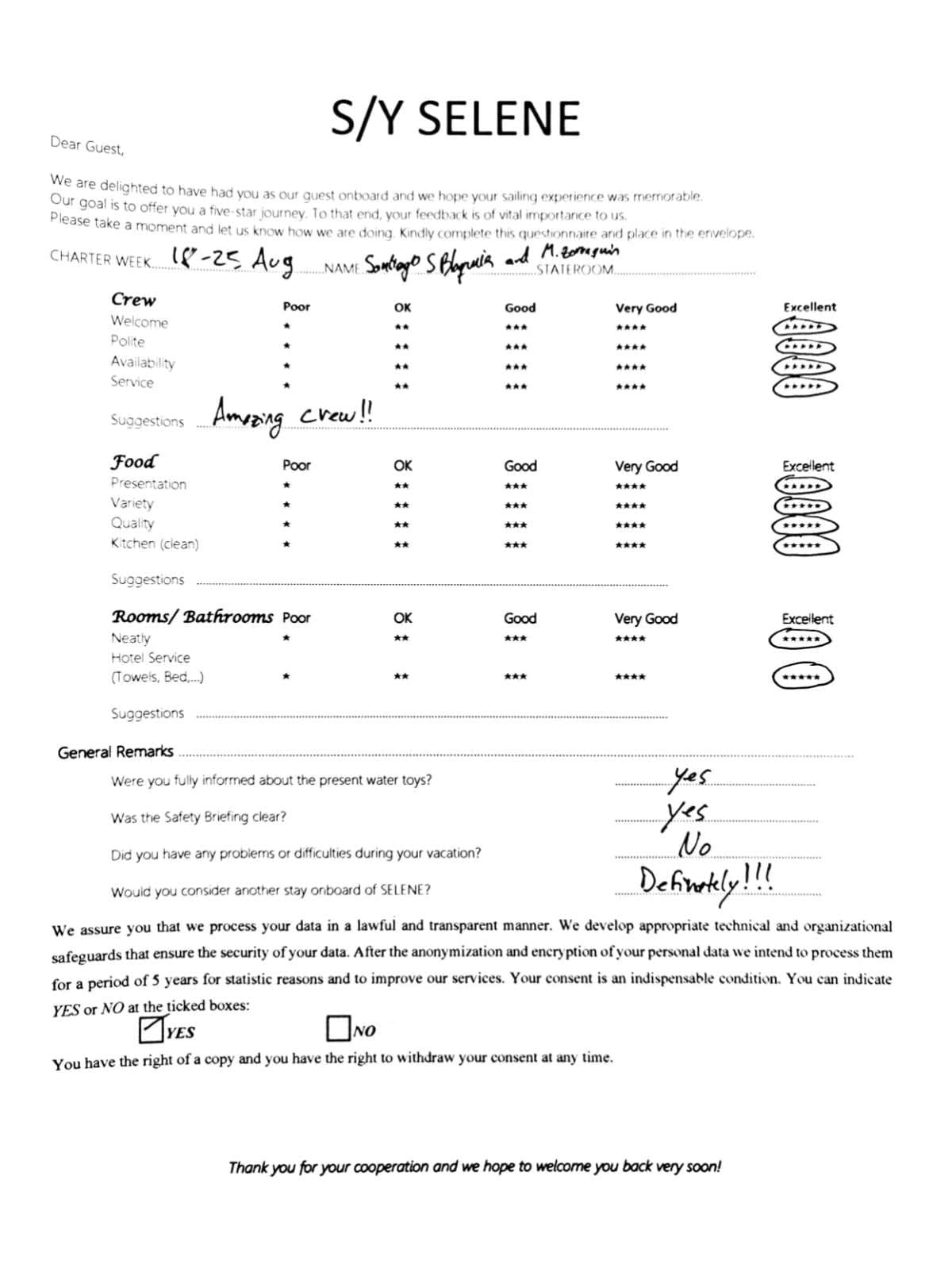 SELENE guest review