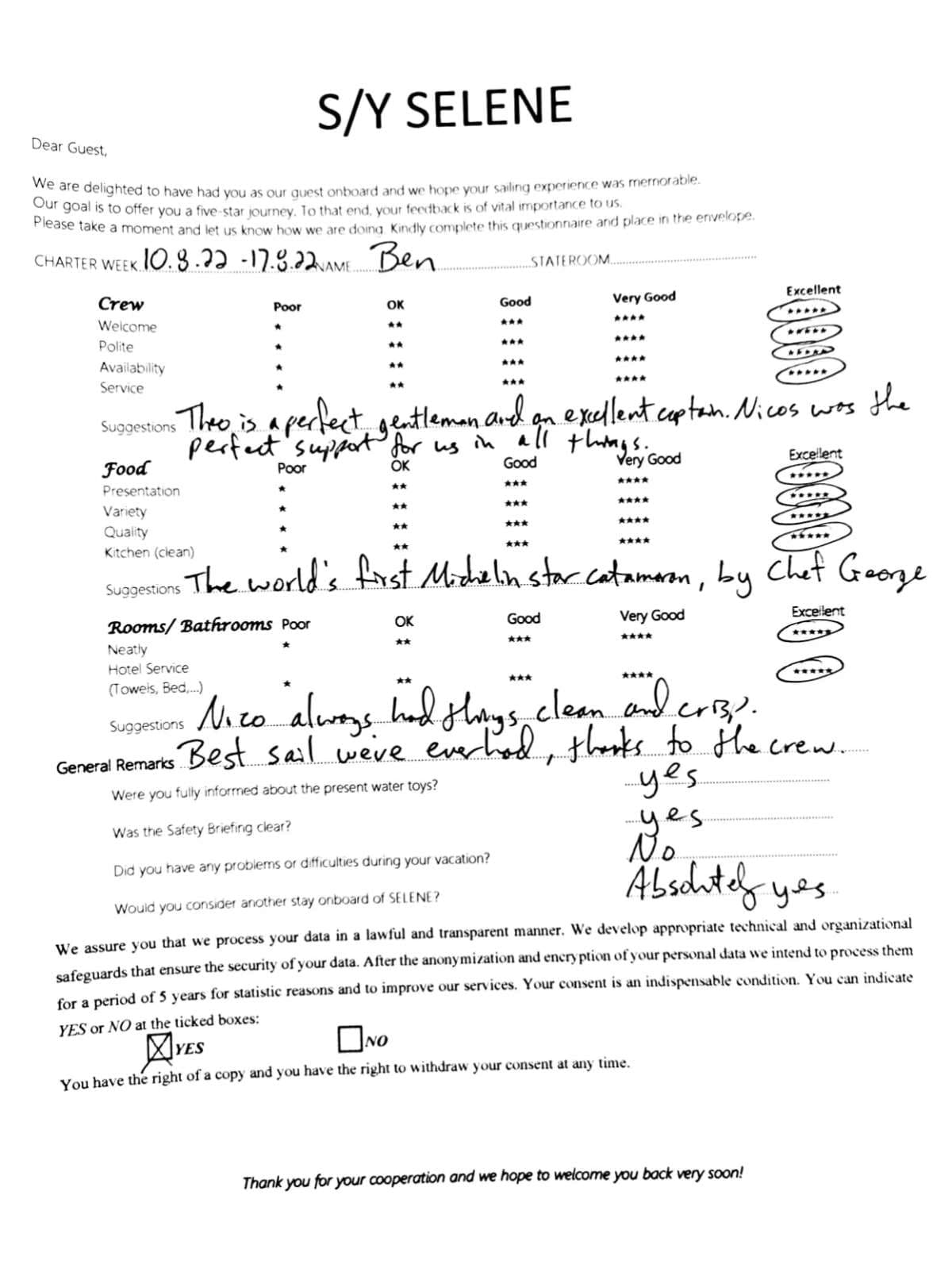 SELENE guest review