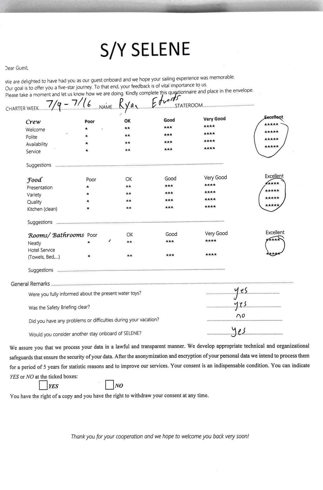SELENE guest review