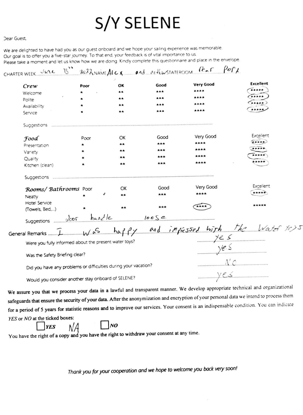 SELENE guest review