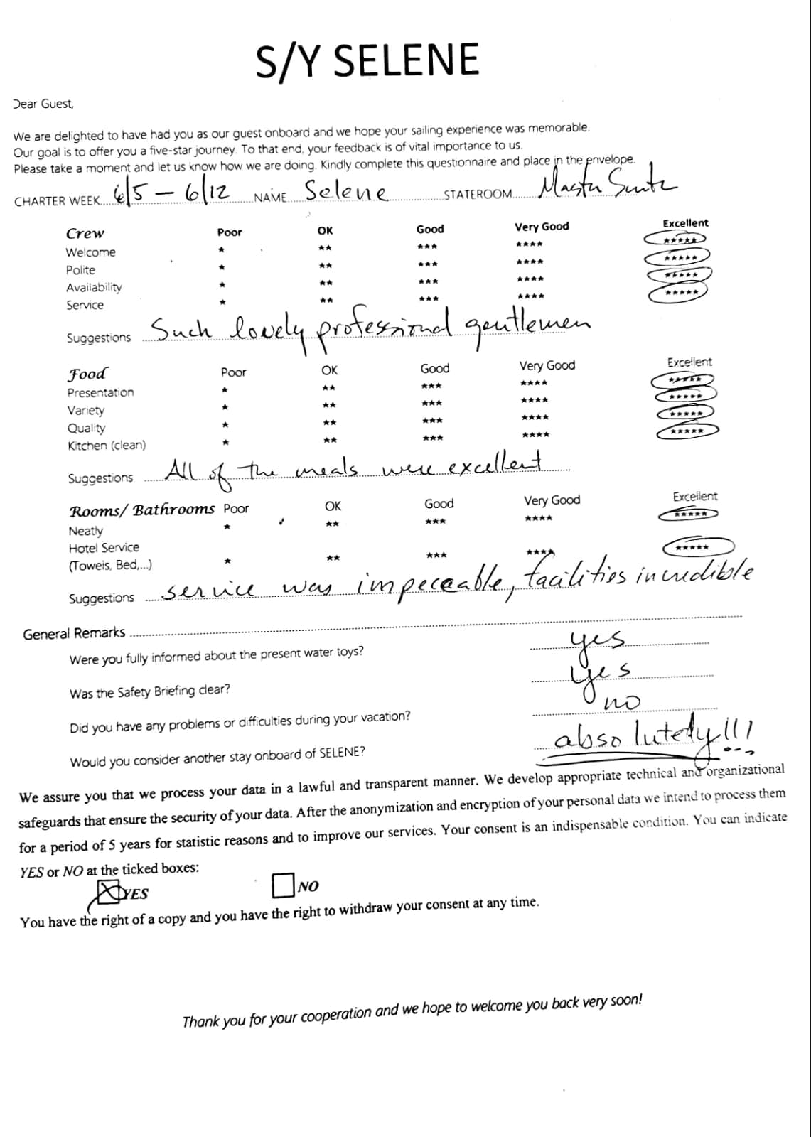 SELENE guest review