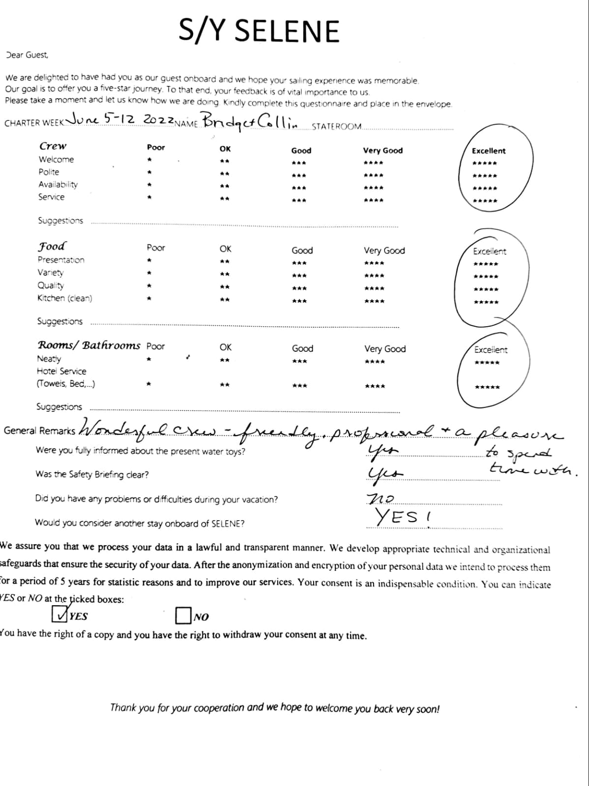 SELENE guest review