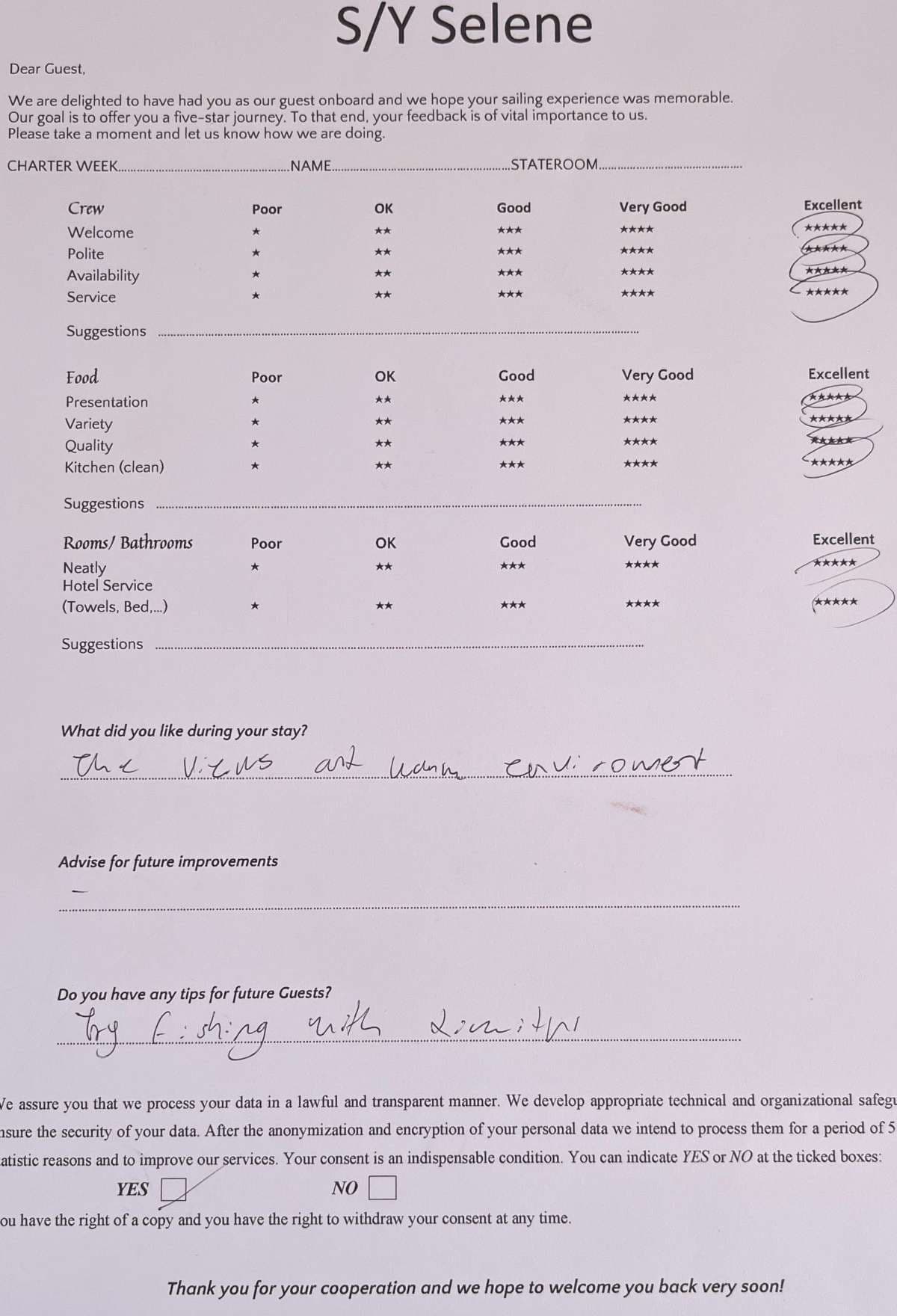 SELENE guest review