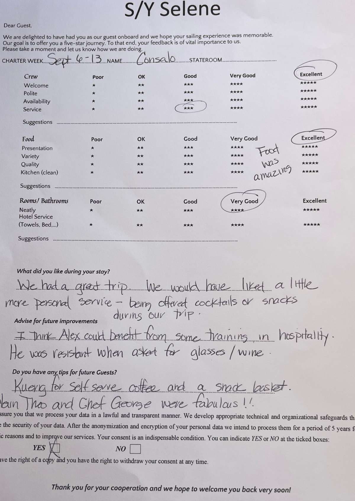 SELENE guest review