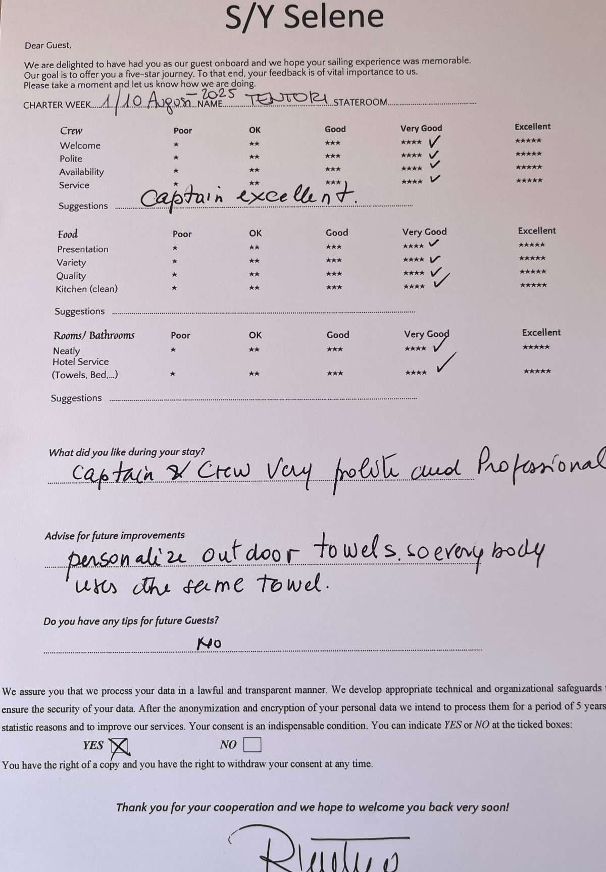 SELENE guest review