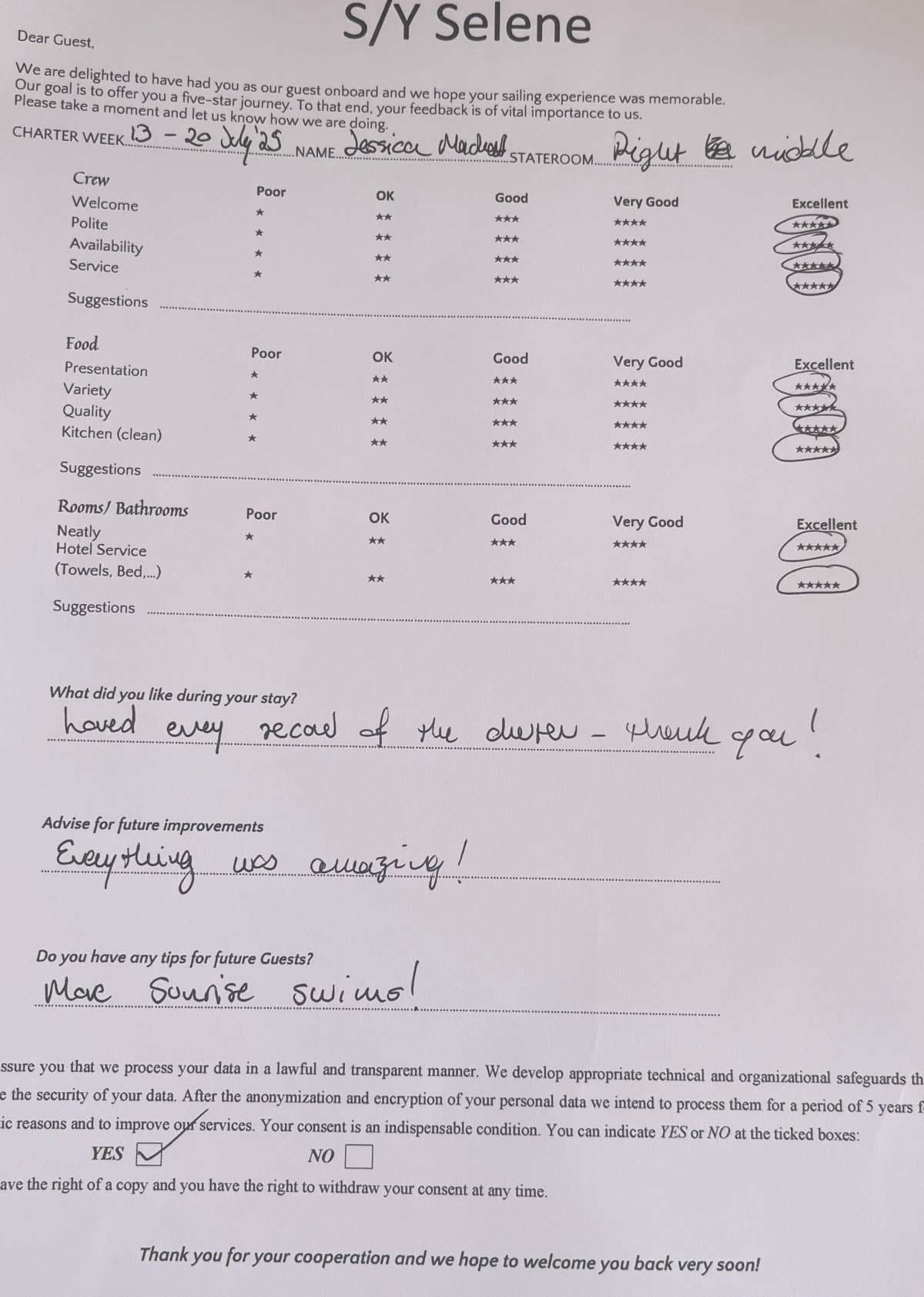 SELENE guest review
