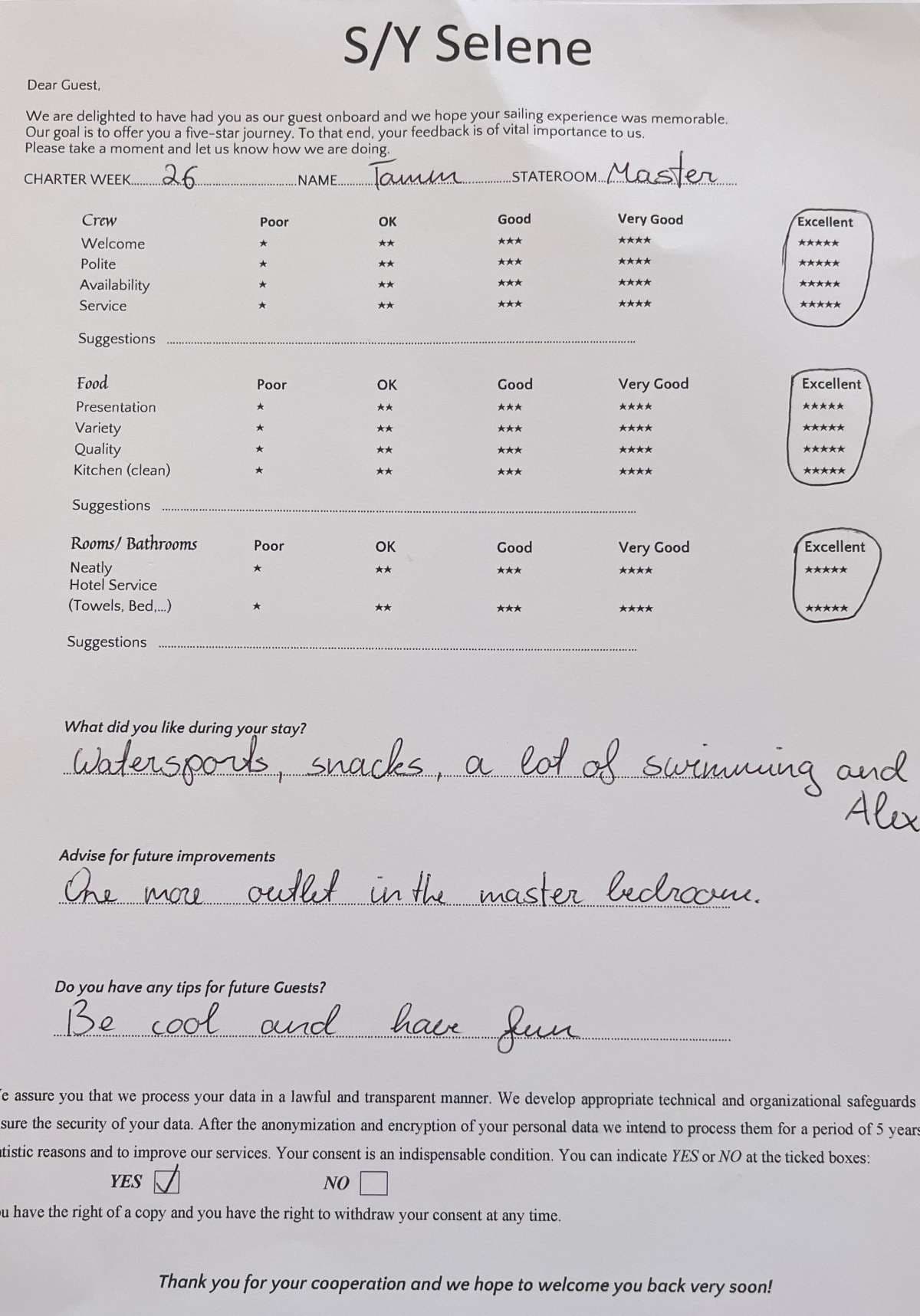 SELENE guest review
