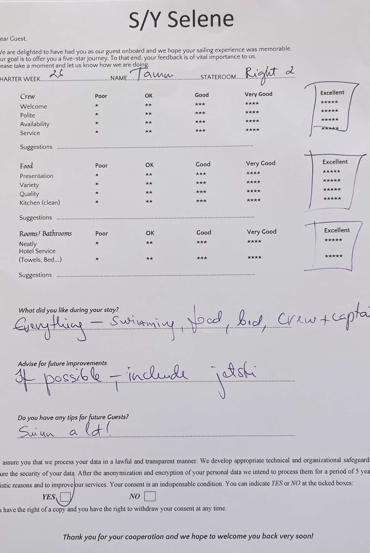SELENE guest review