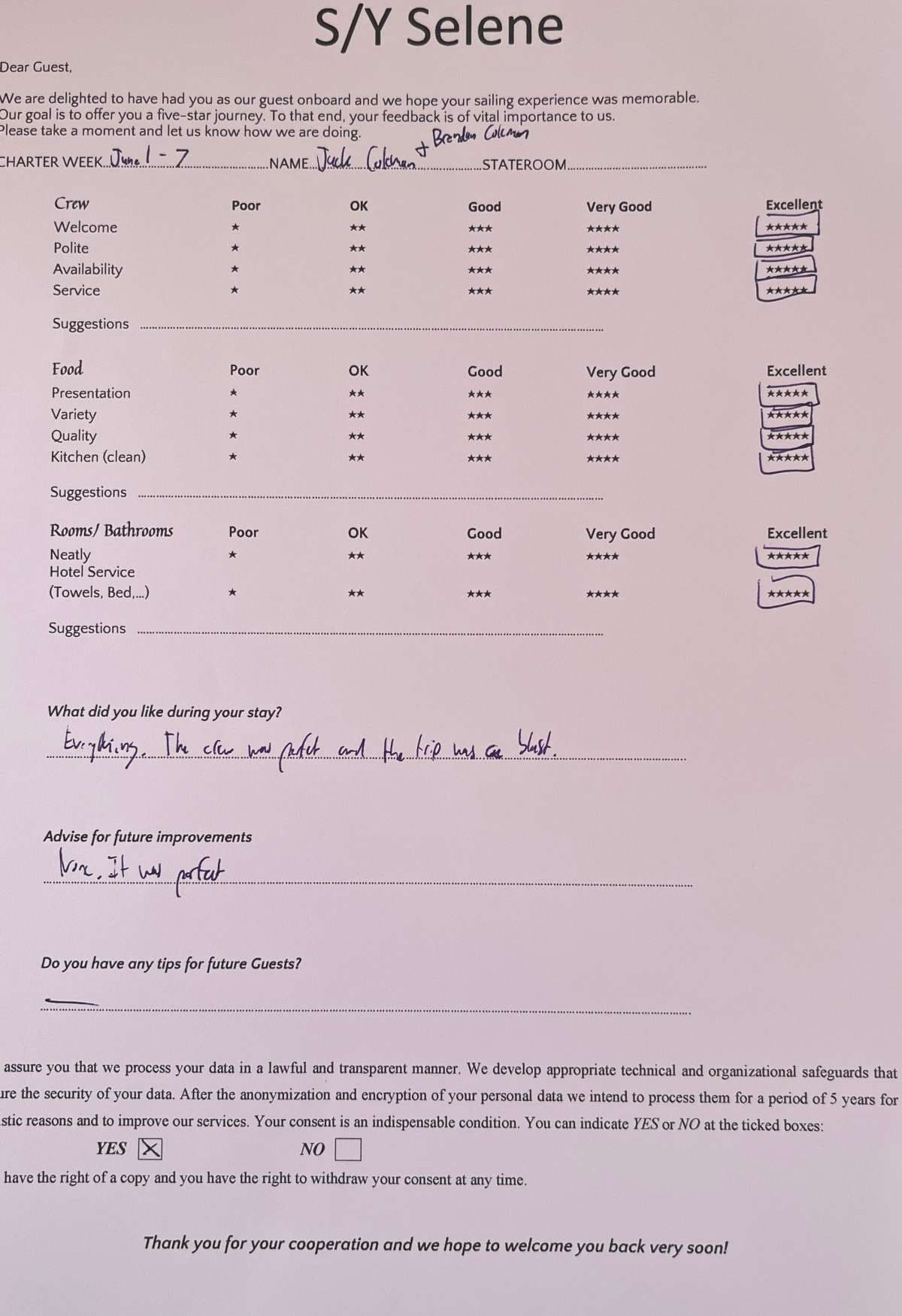 SELENE guest review