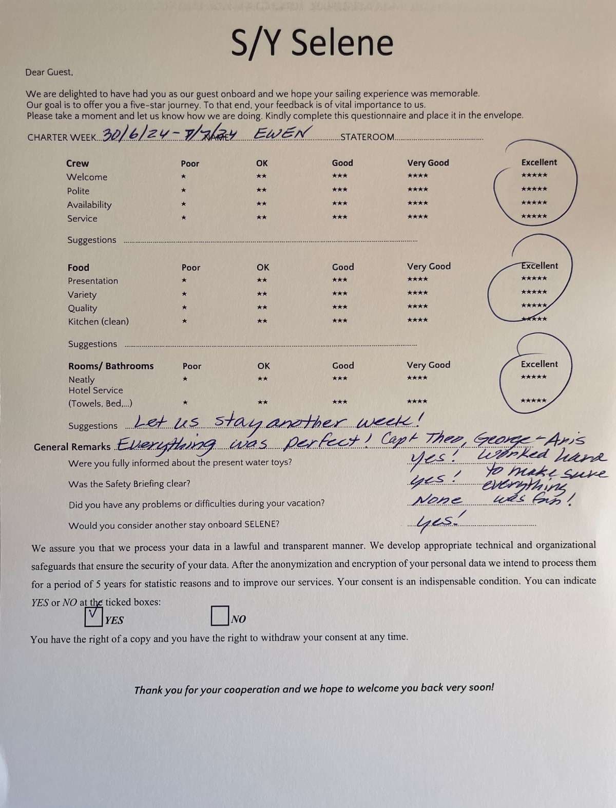 SELENE guest review