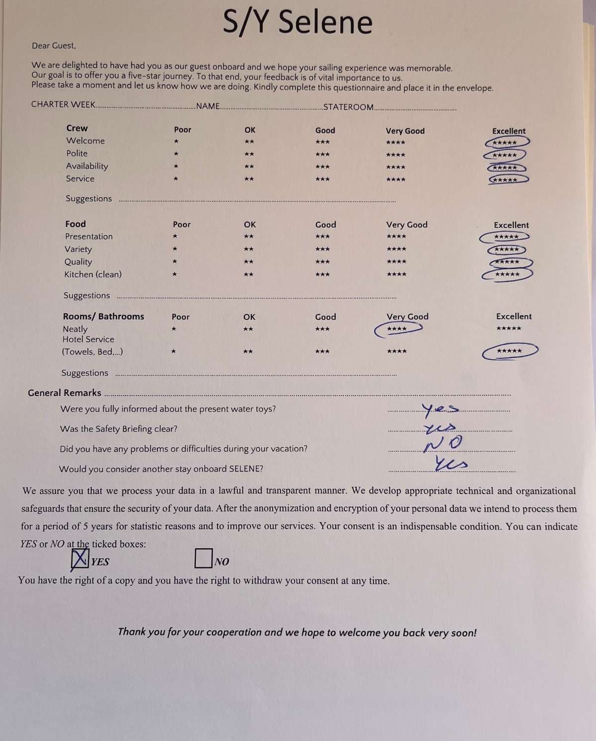 SELENE guest review