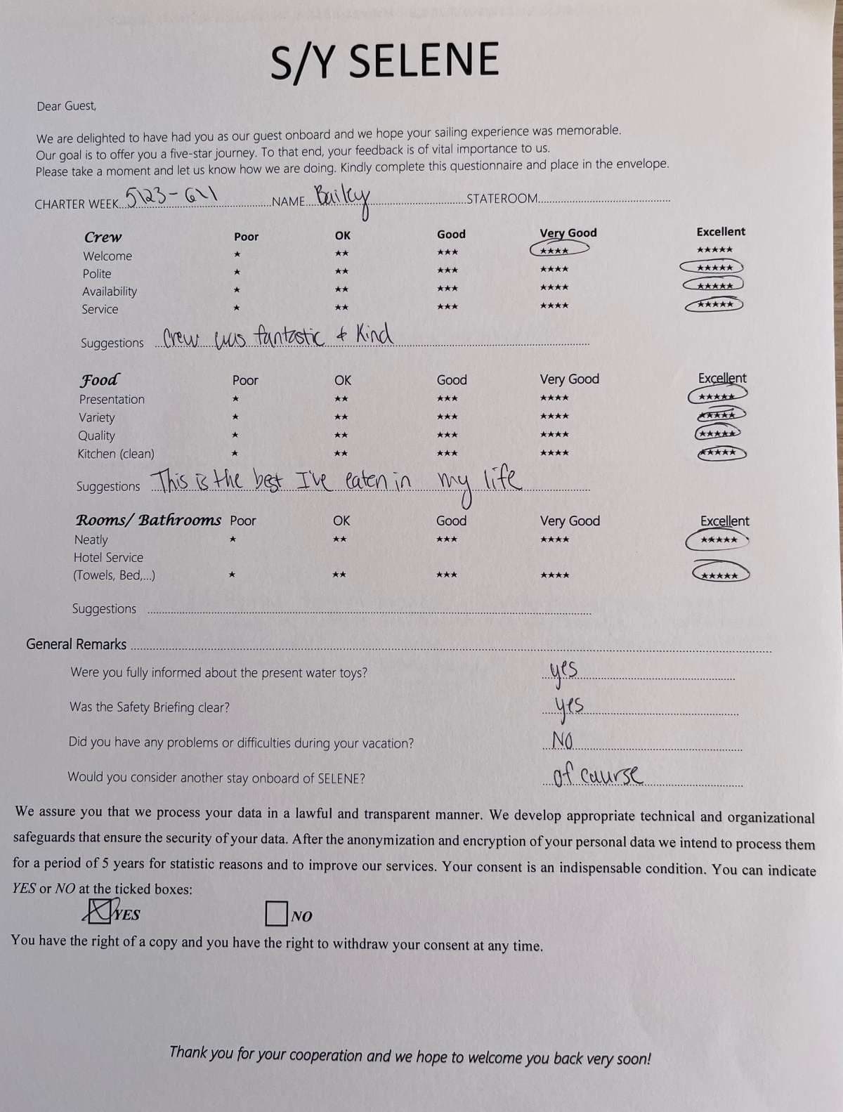SELENE guest review
