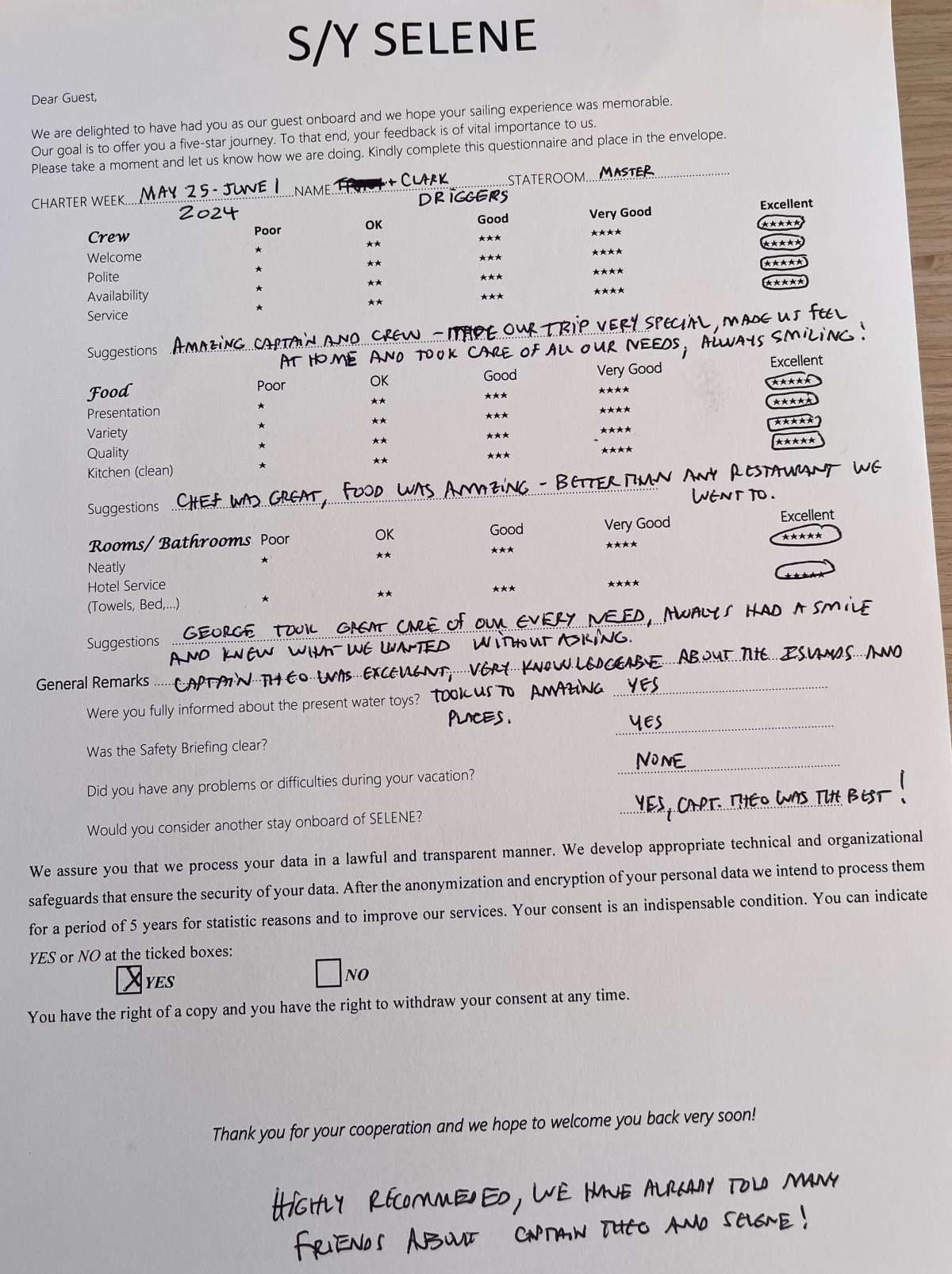 SELENE guest review