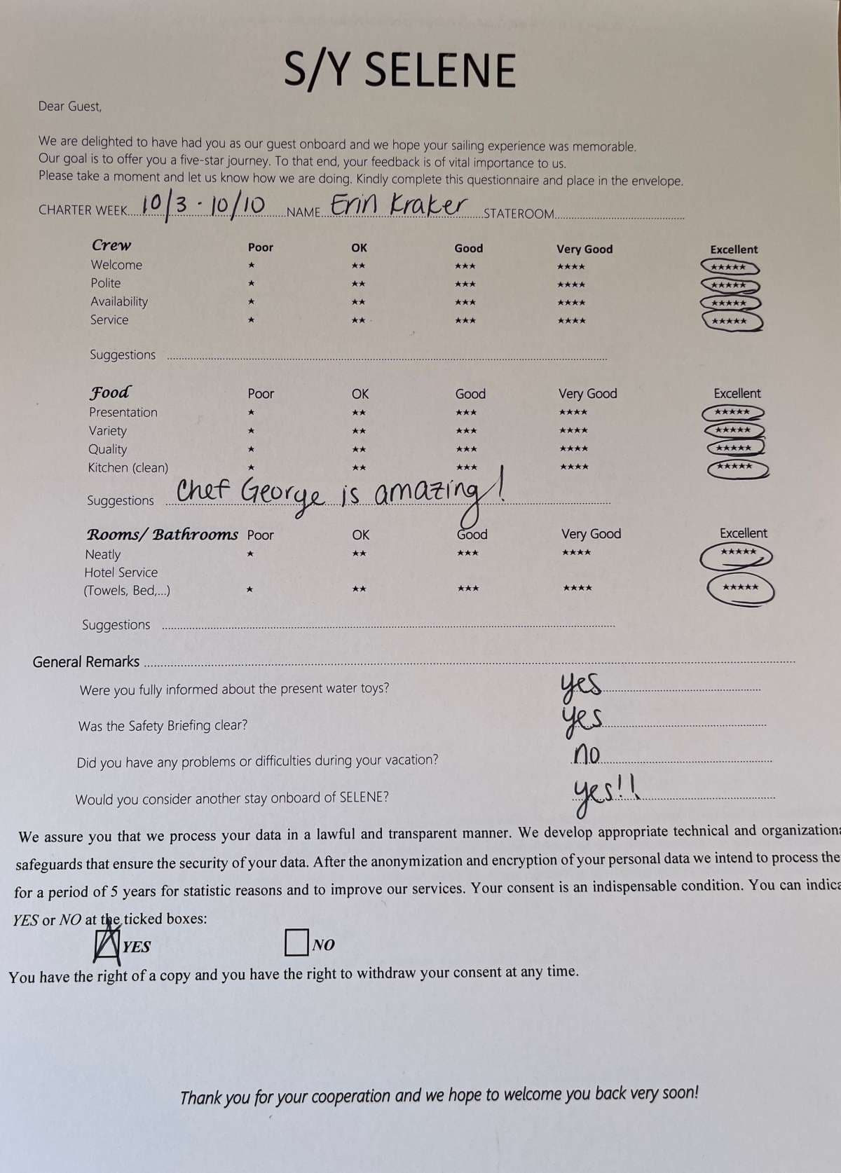 SELENE guest review