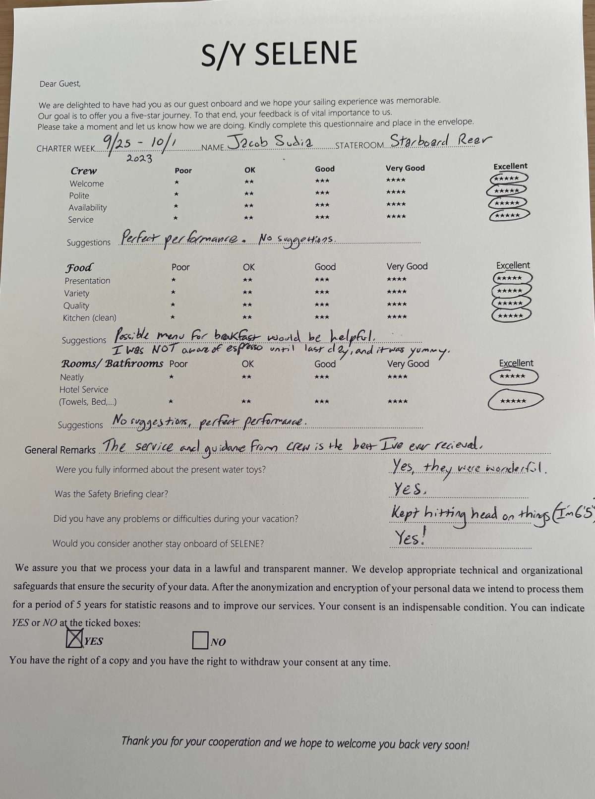 SELENE guest review