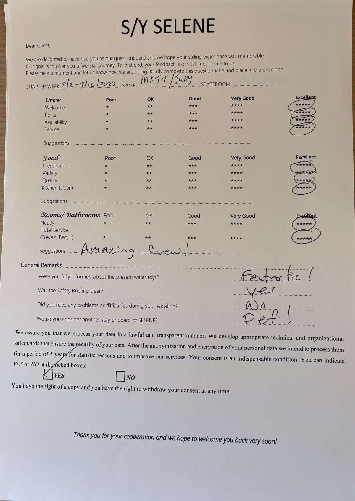 SELENE guest review