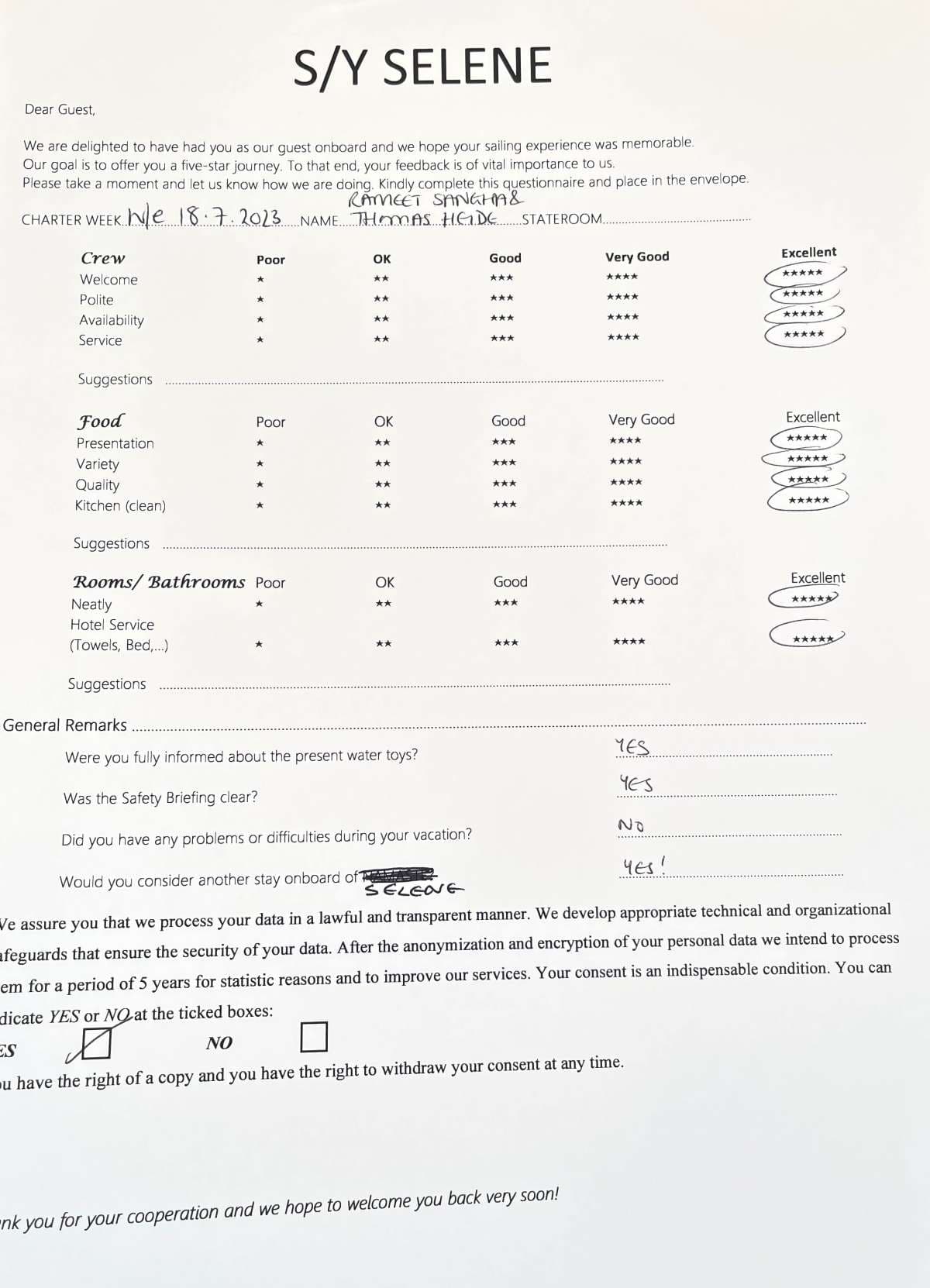 SELENE guest review