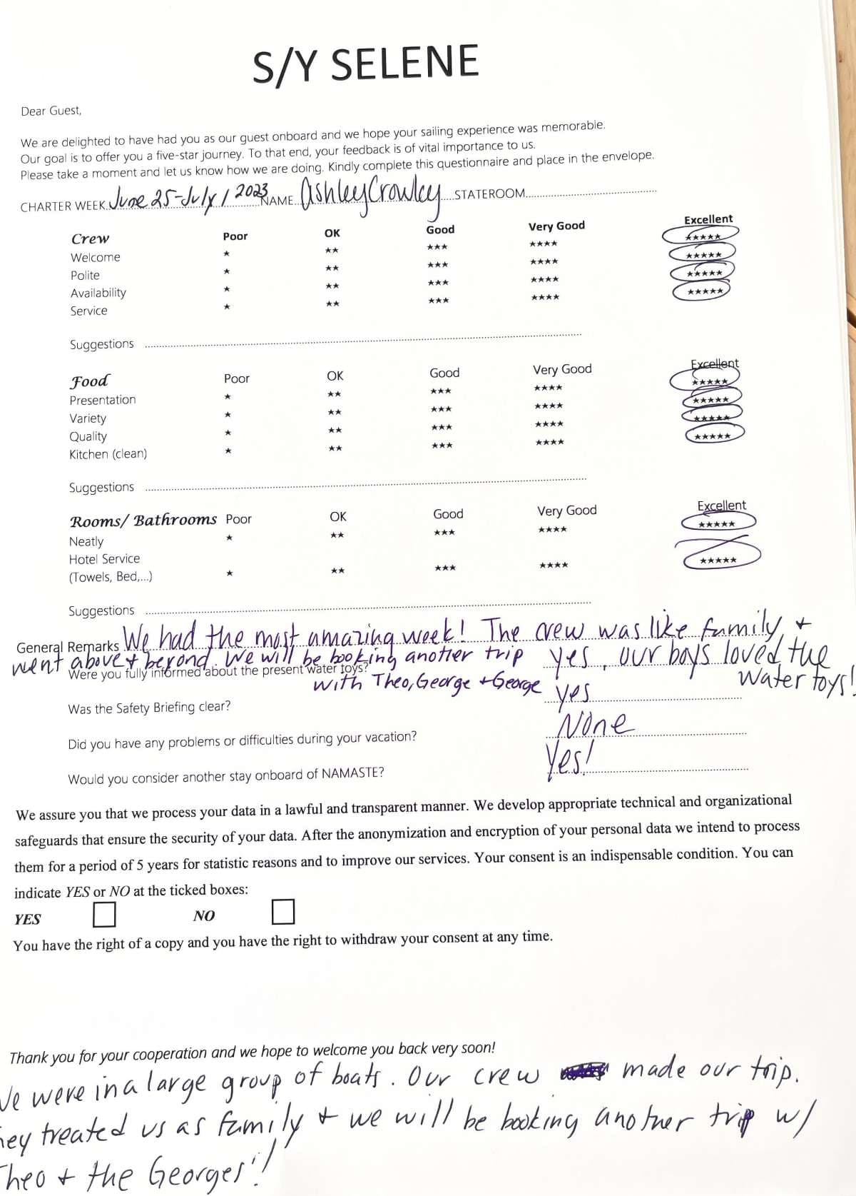 SELENE guest review