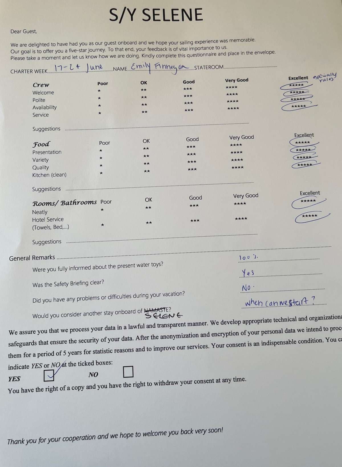 SELENE guest review