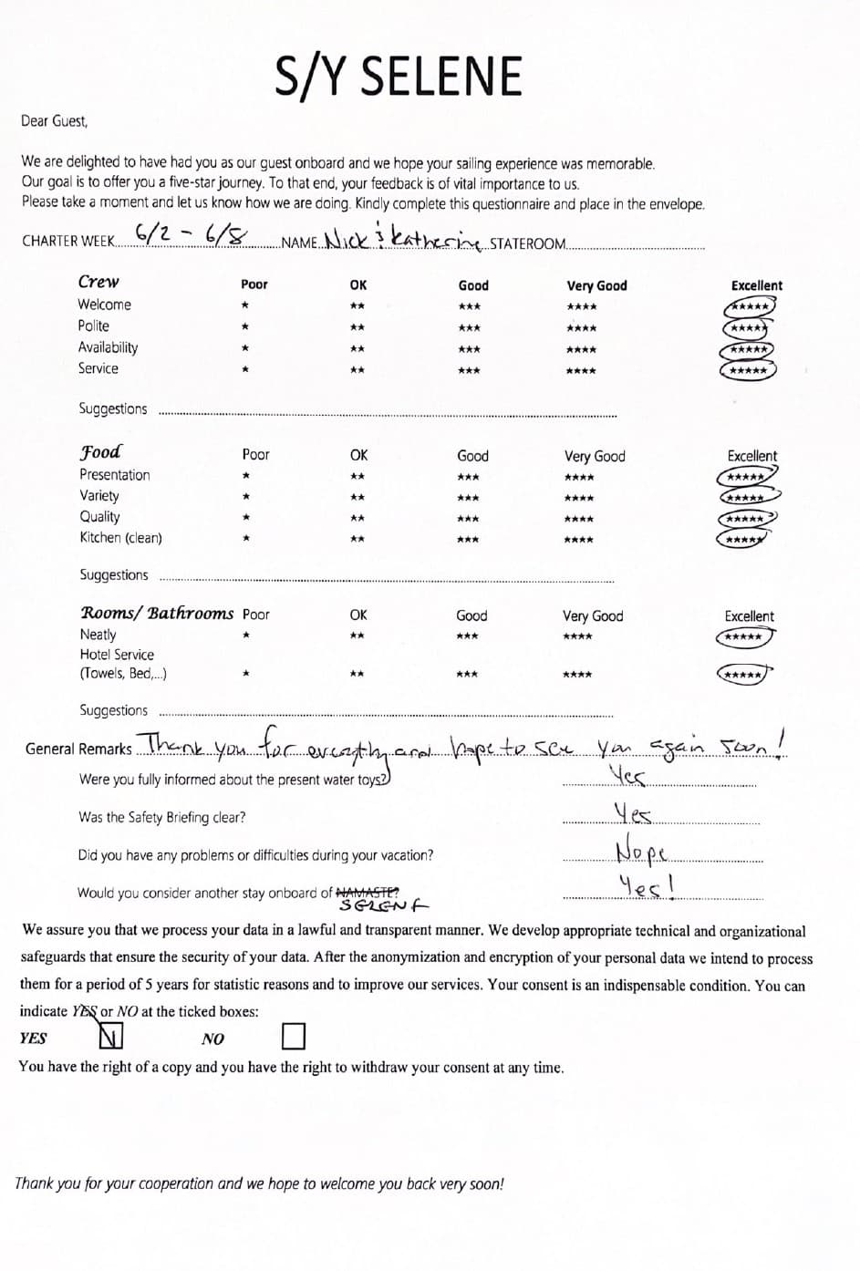 SELENE guest review