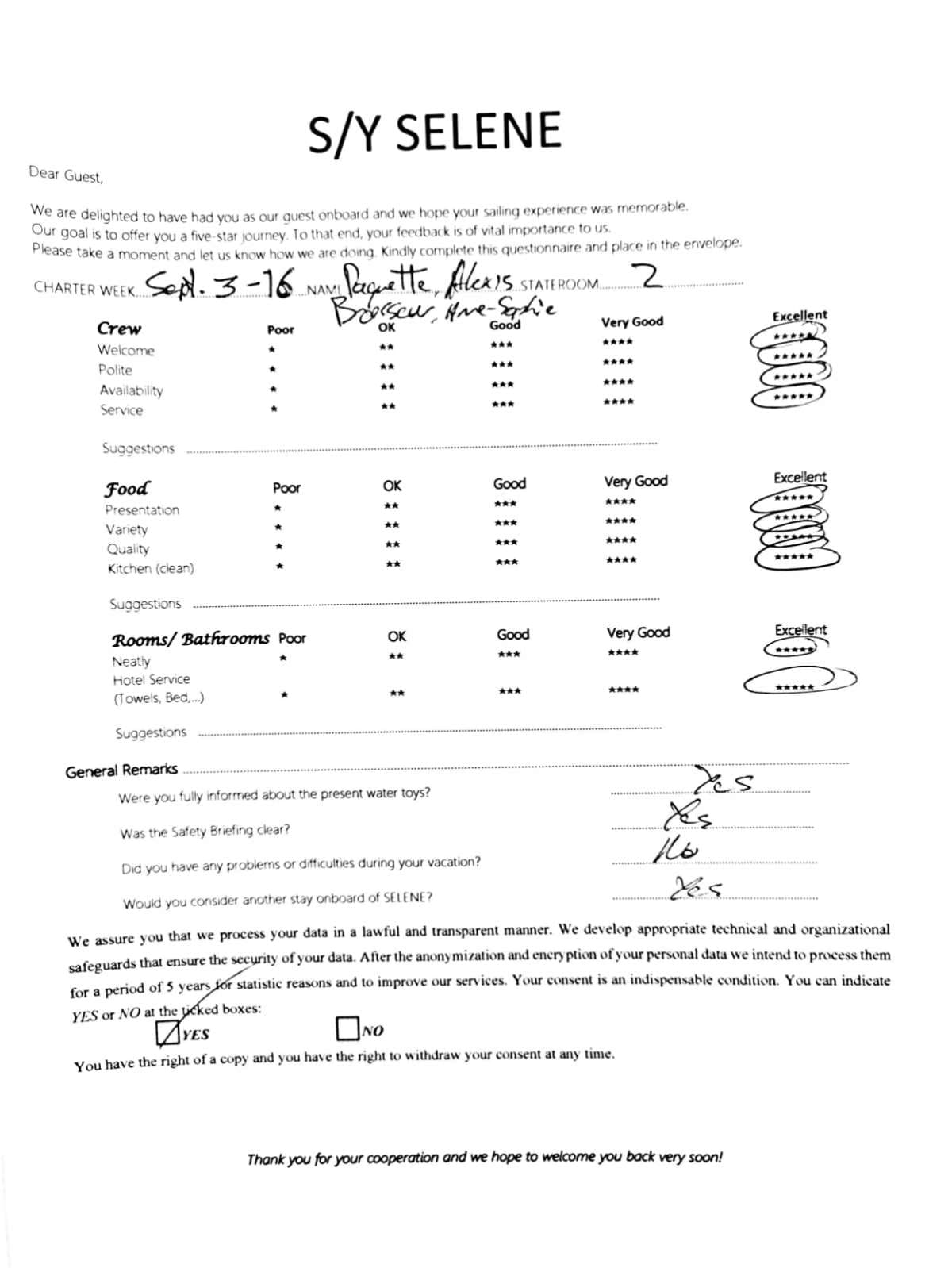 SELENE guest review