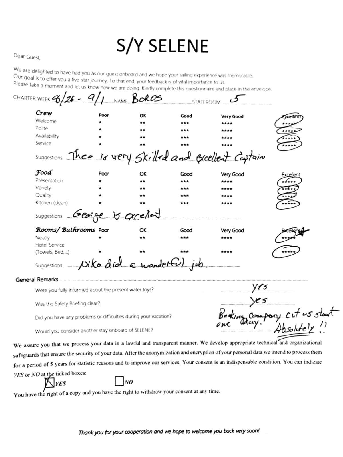 SELENE guest review