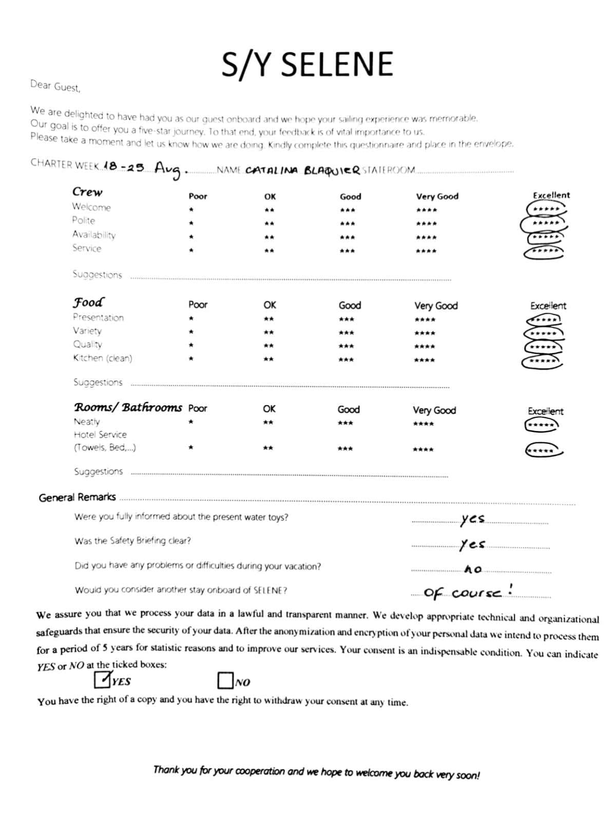 SELENE guest review