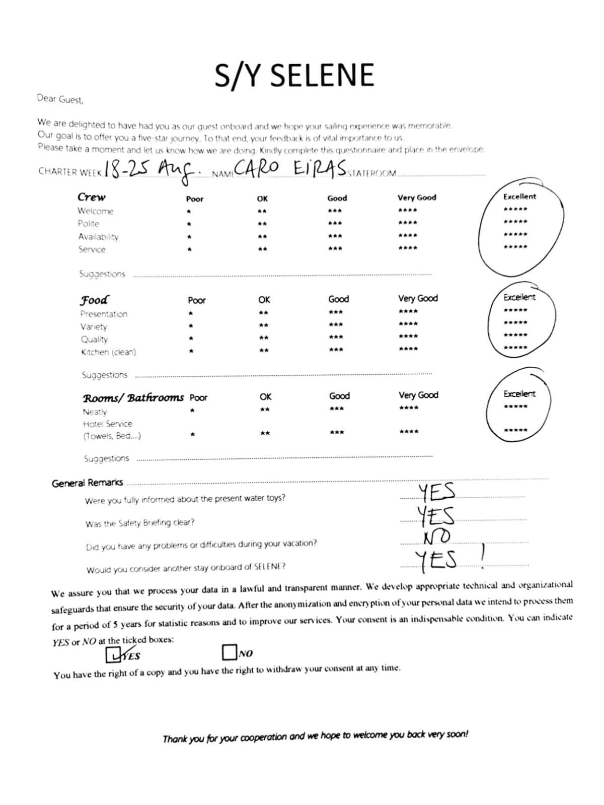 SELENE guest review