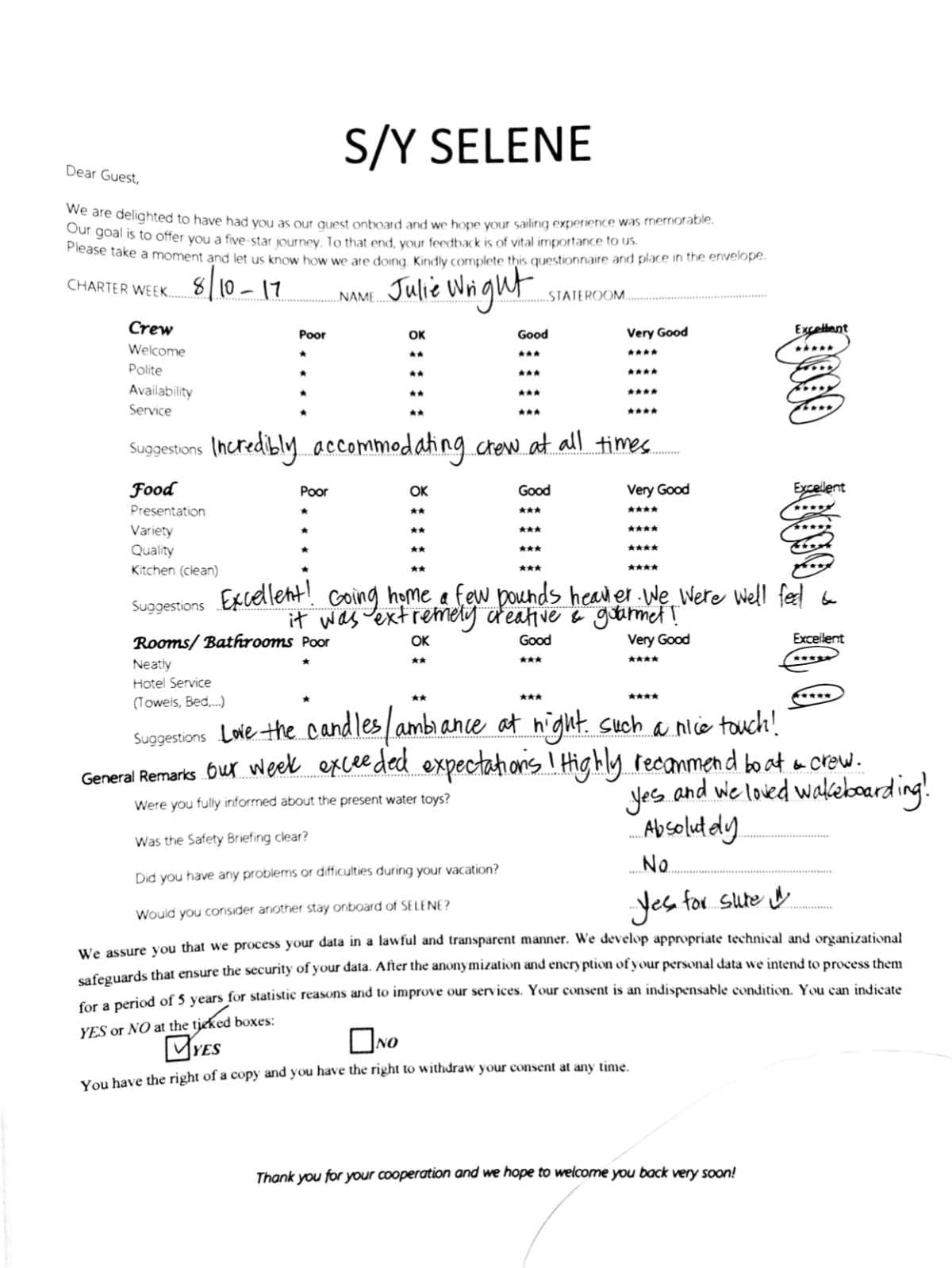 SELENE guest review