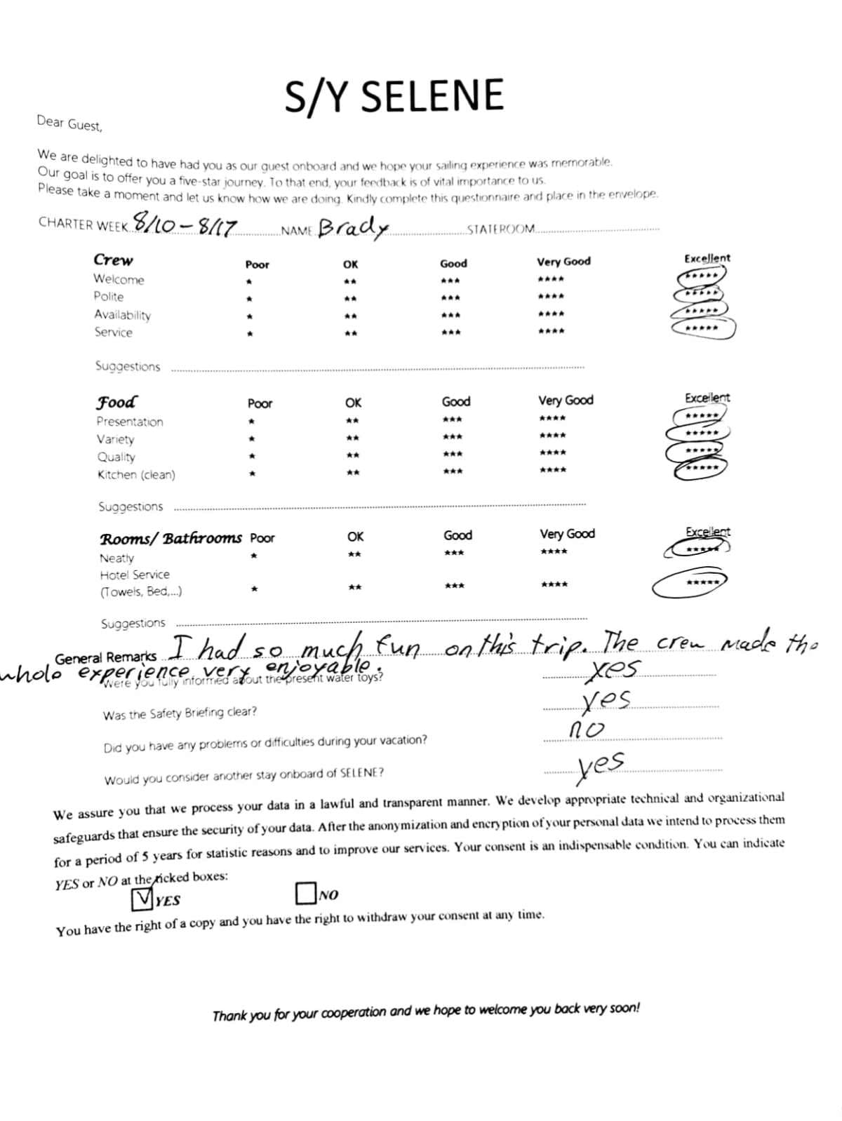 SELENE guest review