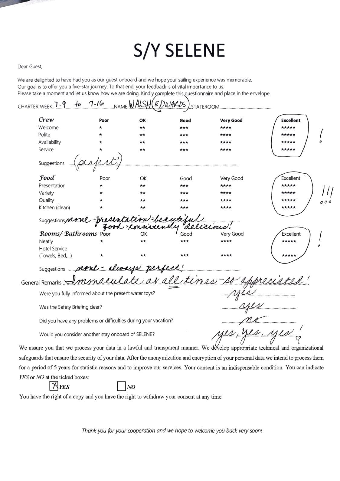 SELENE guest review