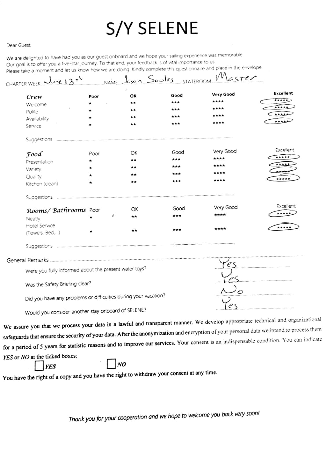 SELENE guest review