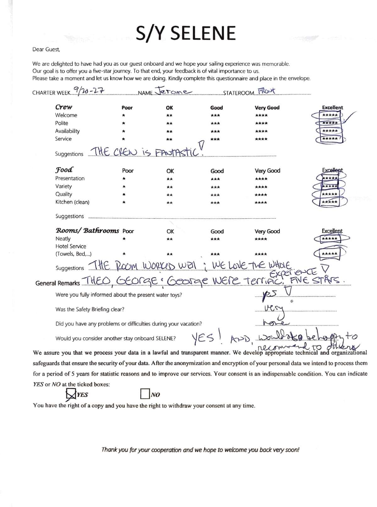 SELENE guest review