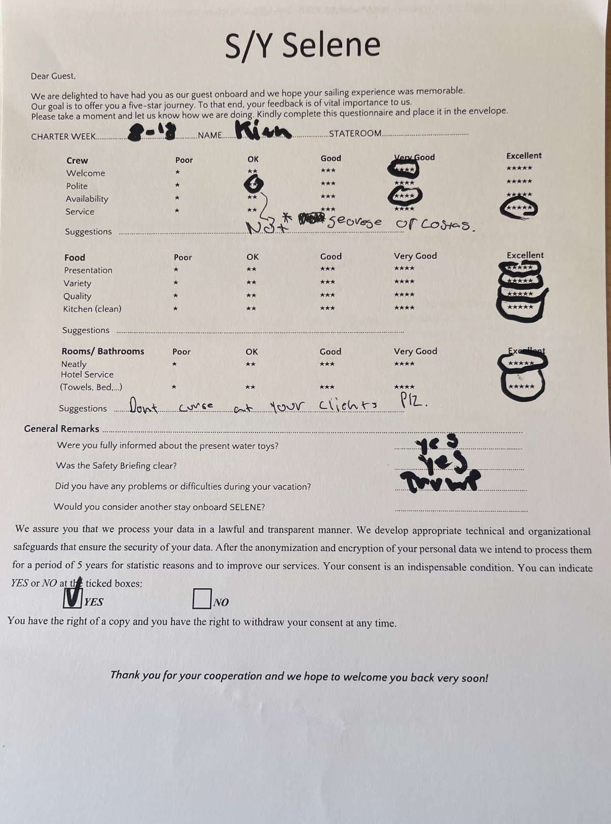 SELENE guest review