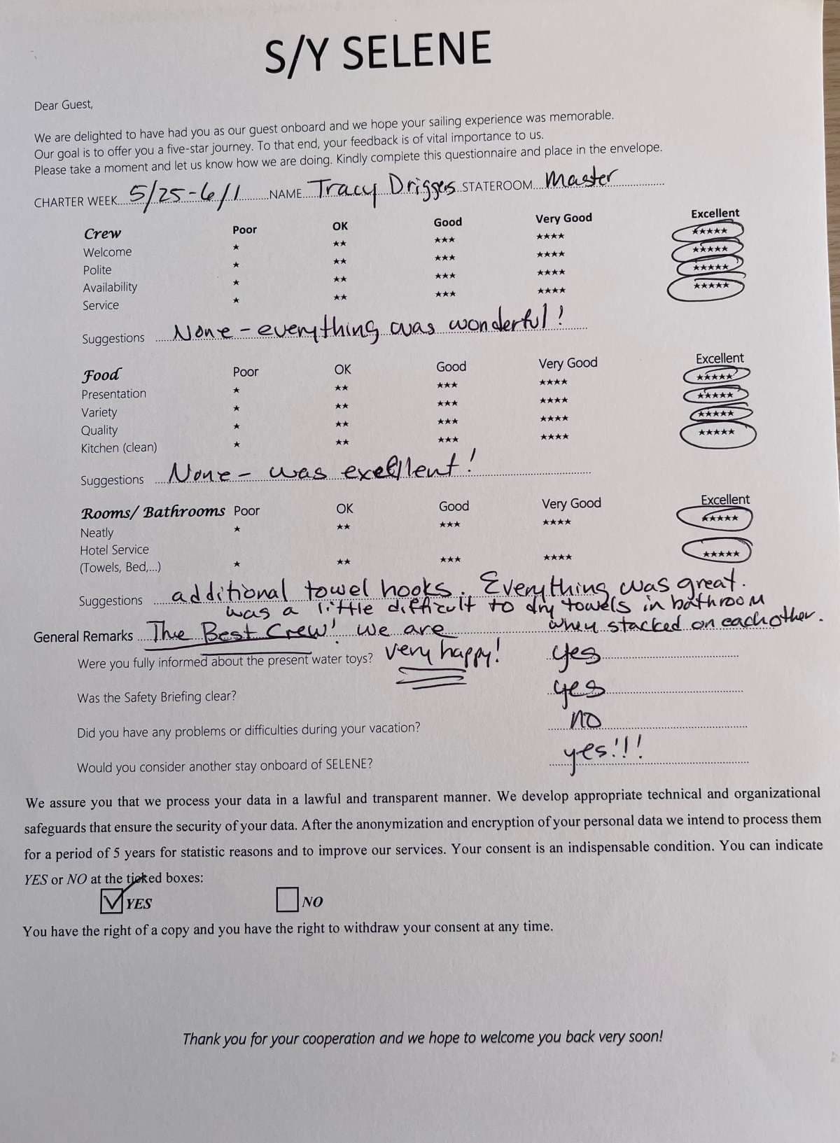 SELENE guest review