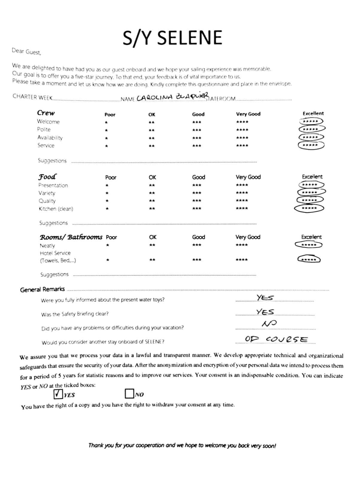 SELENE guest review