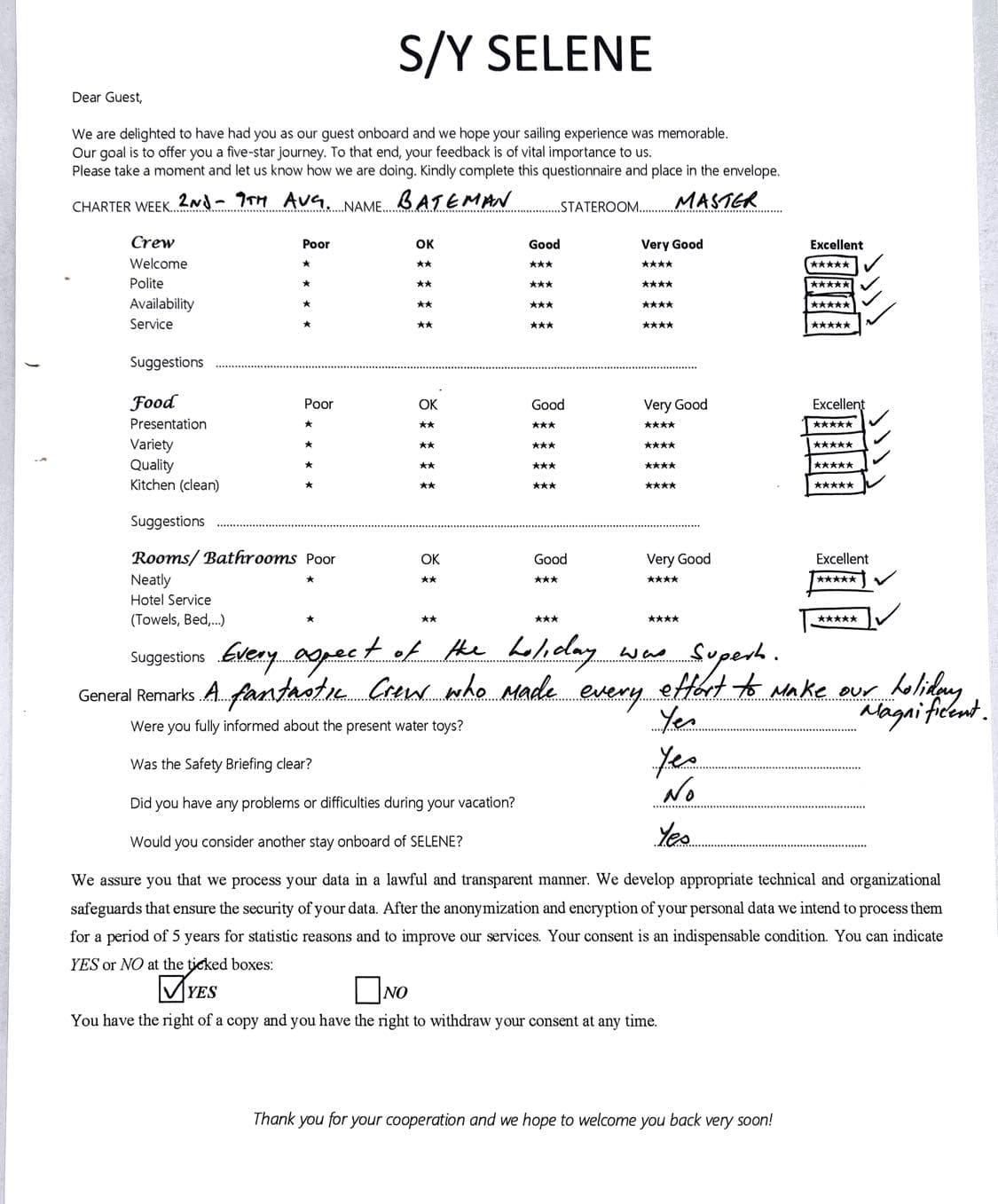 SELENE guest review