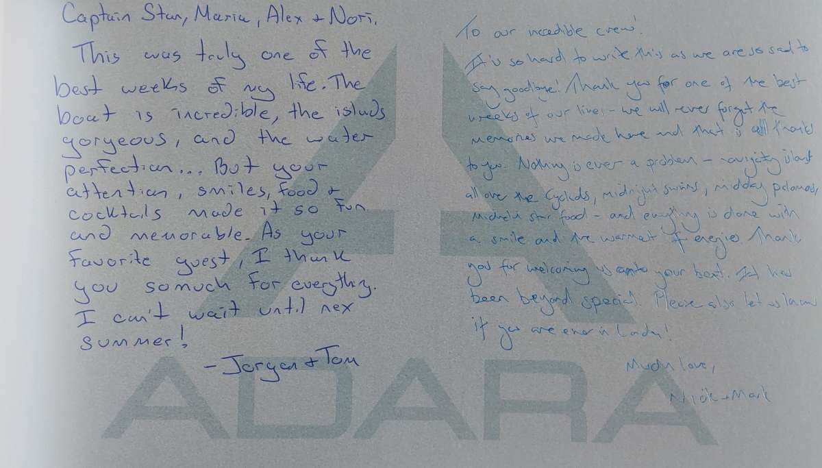 ADARA NEXT guest review