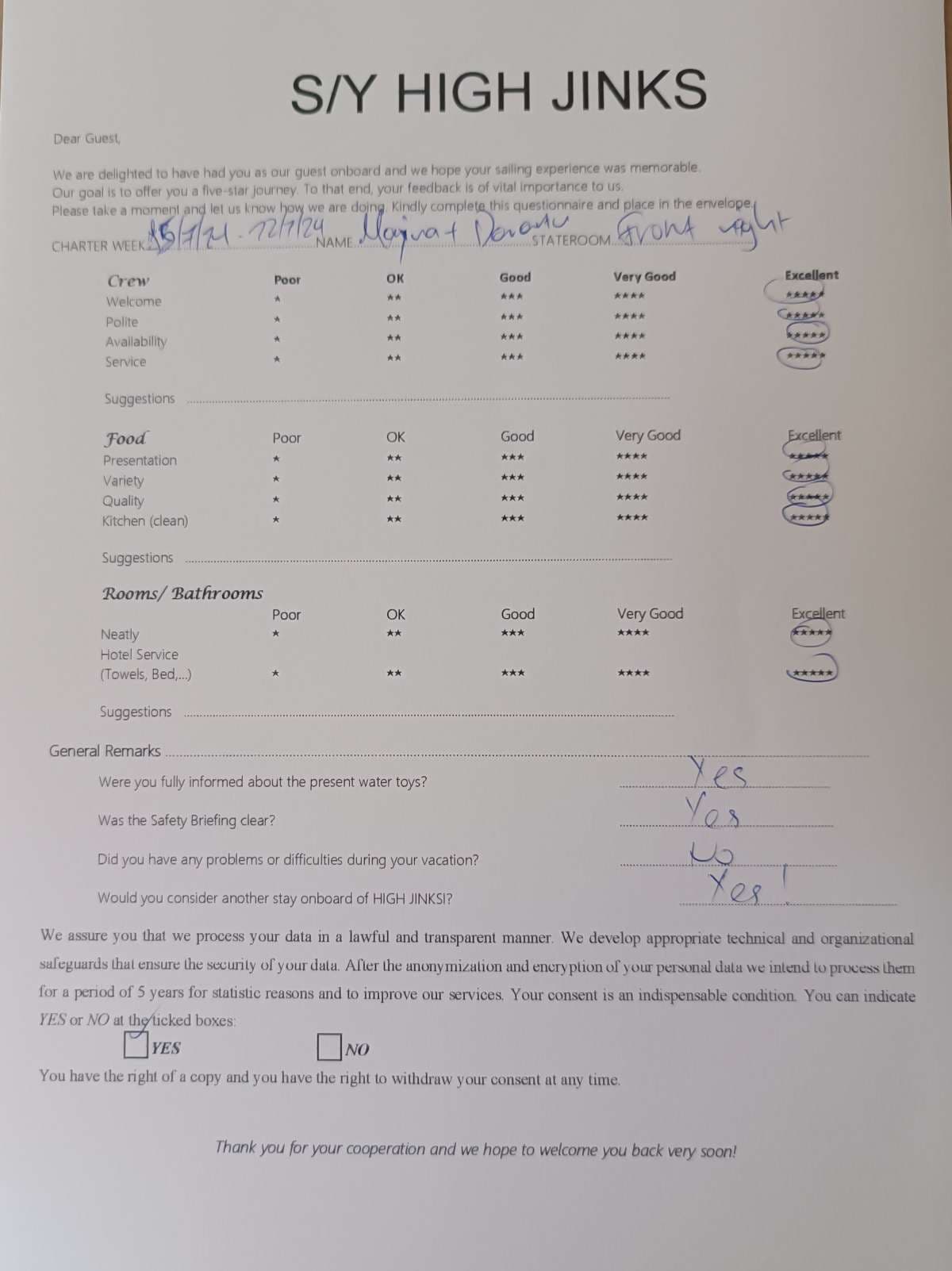 Highjinks guest review