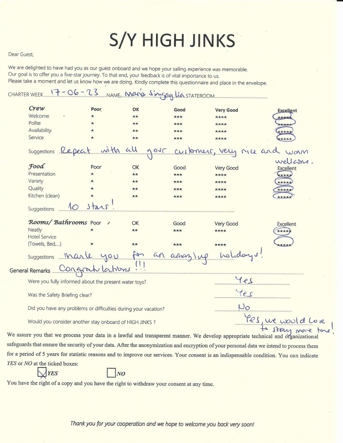Highjinks guest review