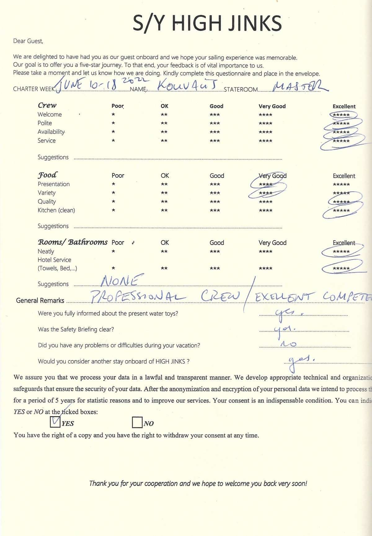 Highjinks guest review