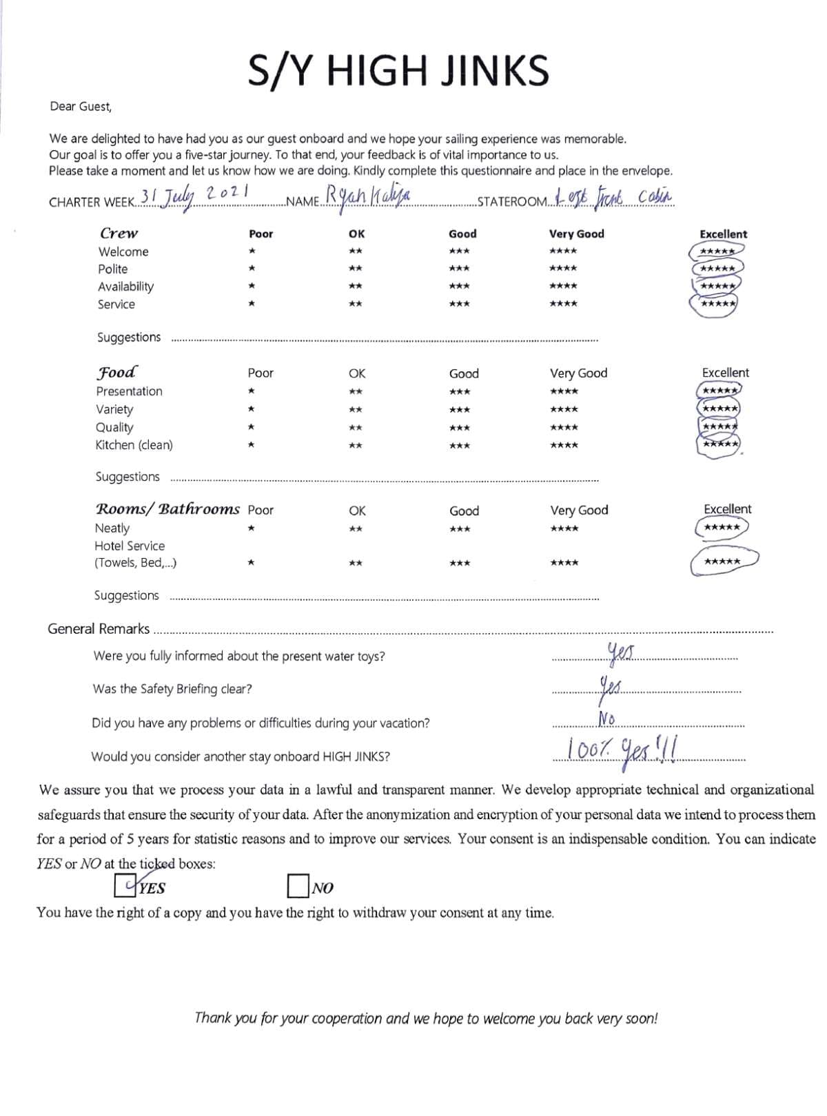 Highjinks guest review