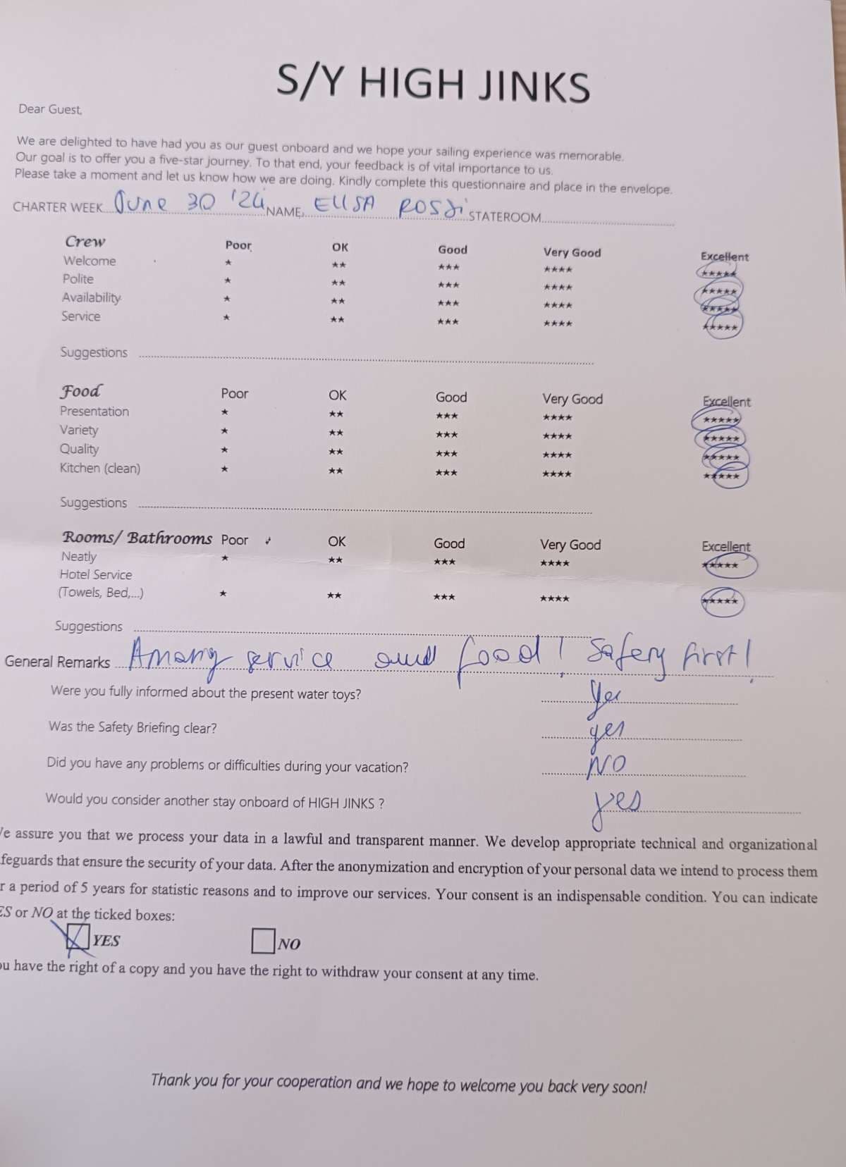 Highjinks guest review