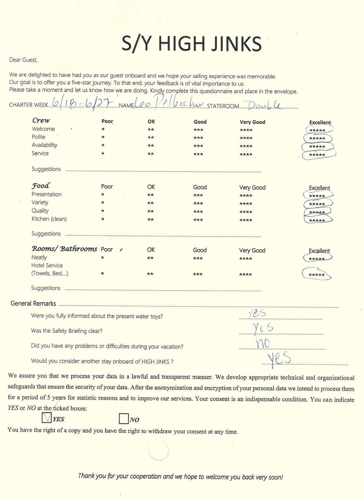 Highjinks guest review