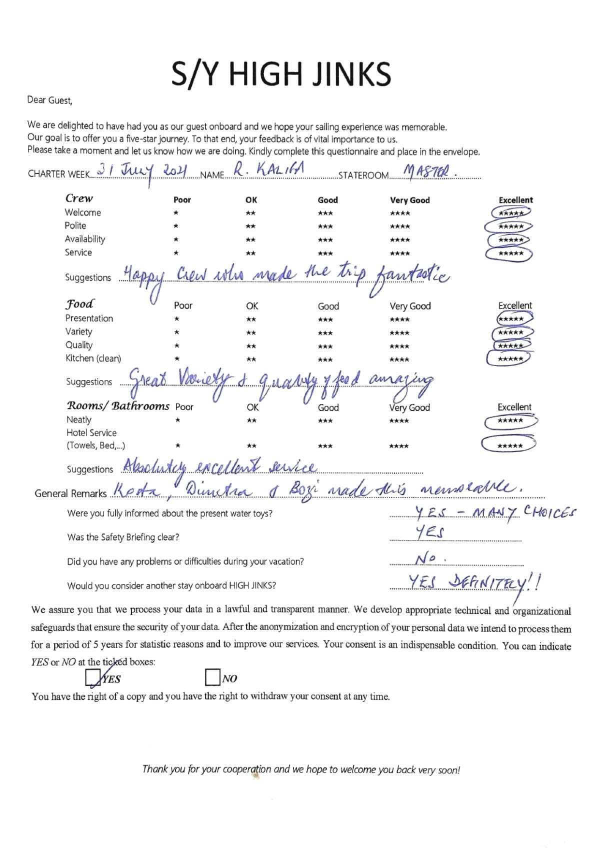 Highjinks guest review