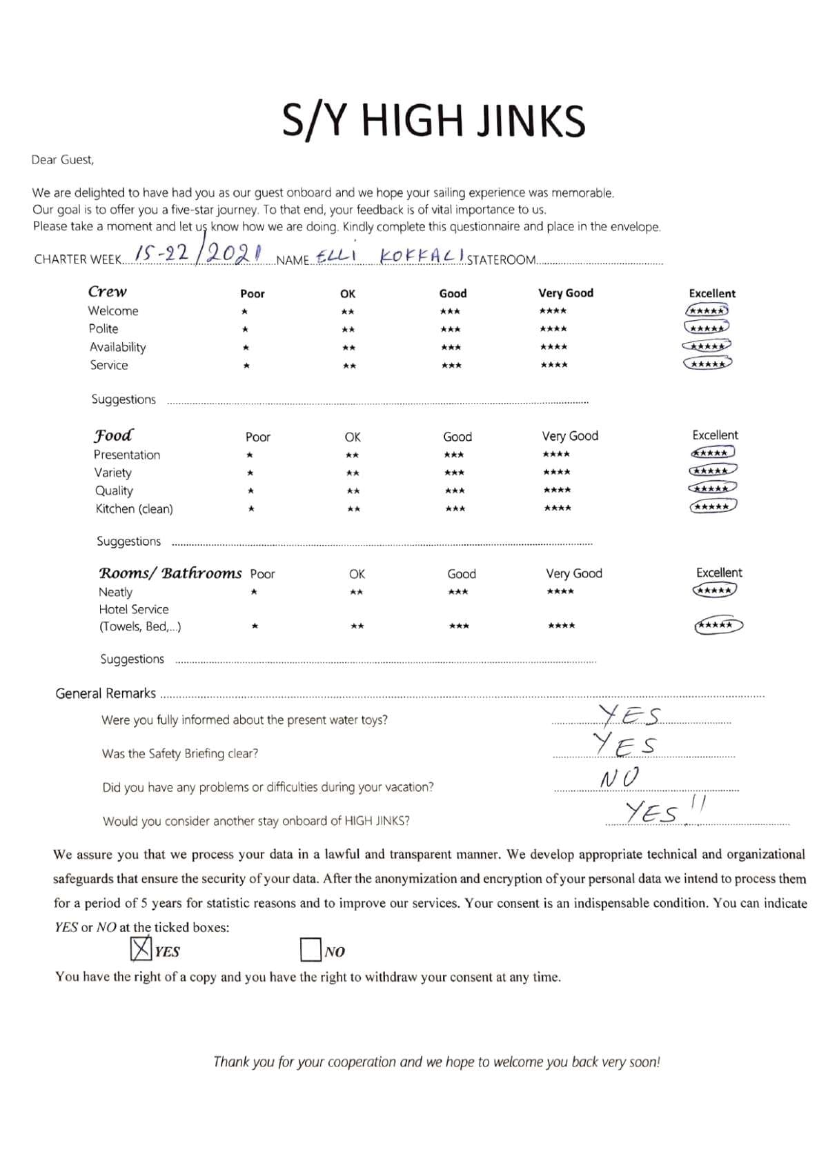 Highjinks guest review