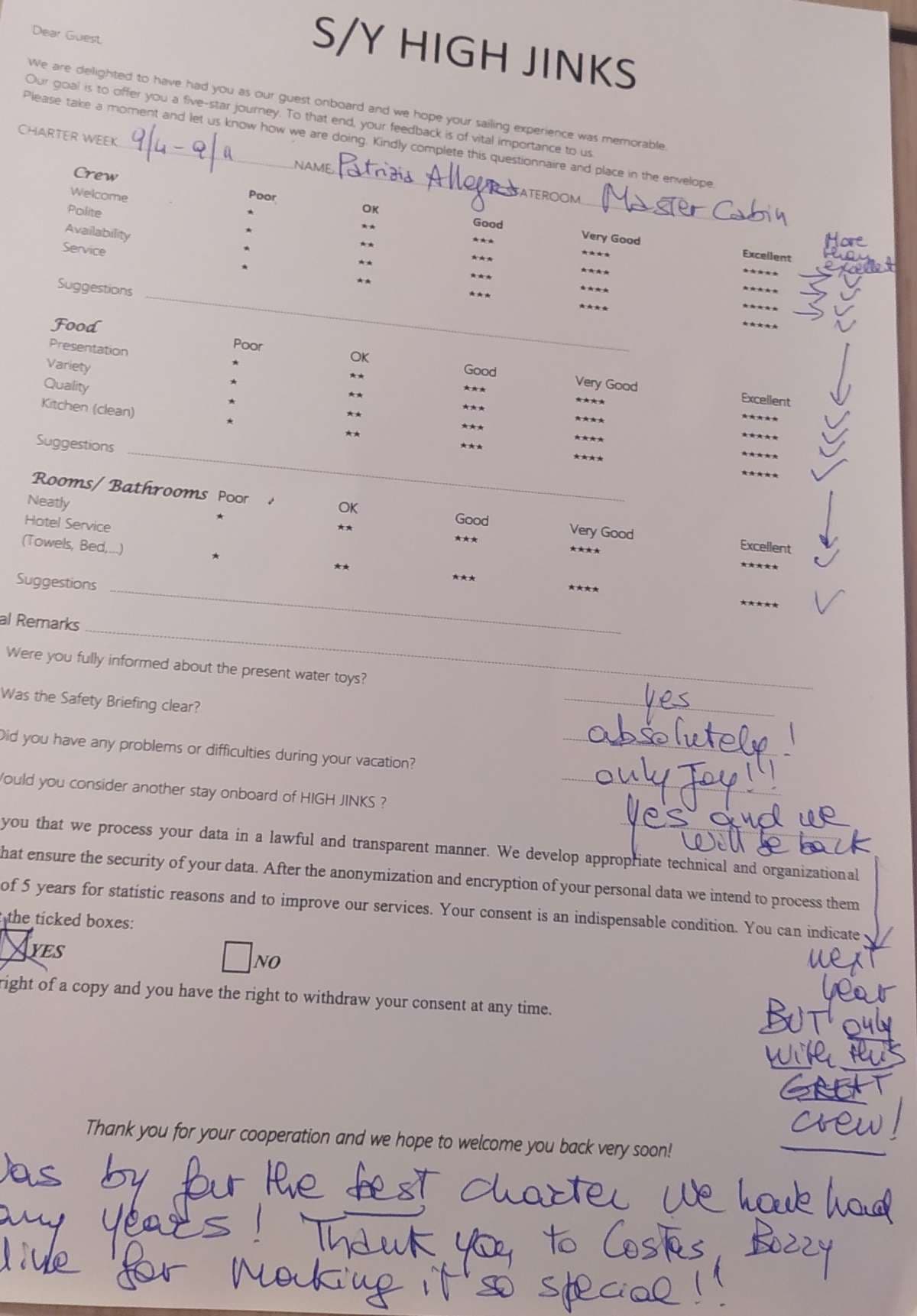 Highjinks guest review
