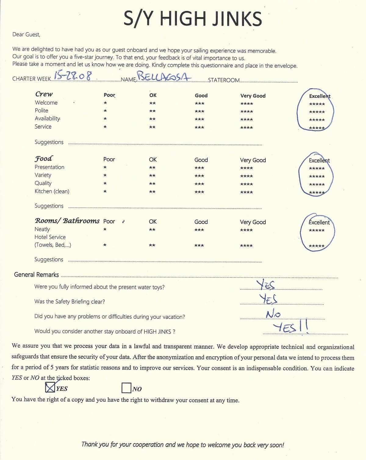 Highjinks guest review