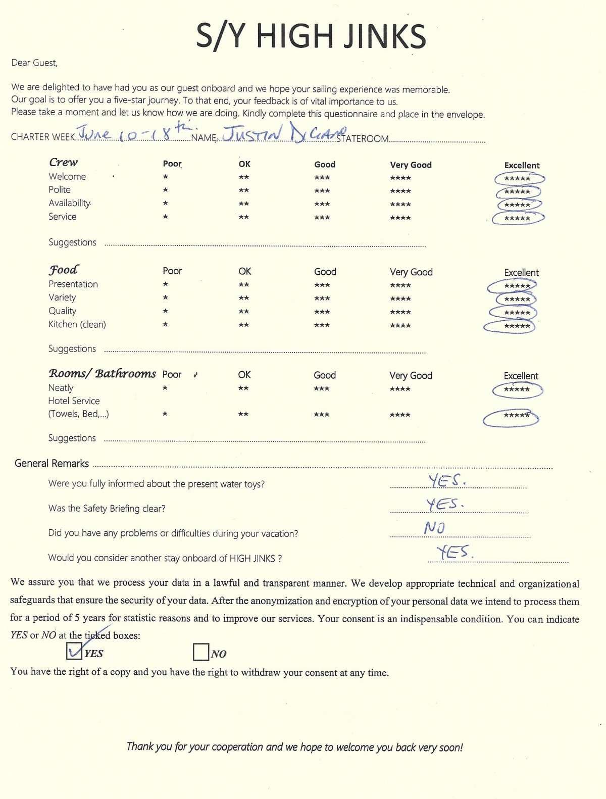 Highjinks guest review