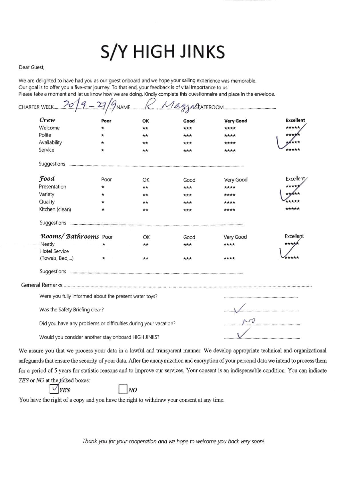 Highjinks guest review